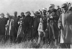 ózef Piłsudski na polu bitwy pod Verdun