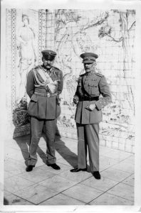 Marszałek Józef Piłsudski i prezydent Portugalii Óscarem Carmoną, Lizbona, XII 1930 roku, ze zbiorów NAC