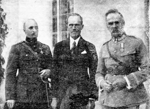 Wręczenie estońskiego Krzyża Wolności klasy w Sulejówku w 1925 roku