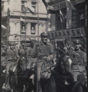 Warszawa, wjazd II Brygady Legionów w 1916 roku, ze zbiorów MJP